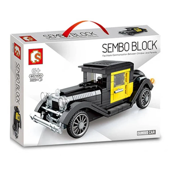 Klassischer Oldtimer «Schwarz-Gelb»
