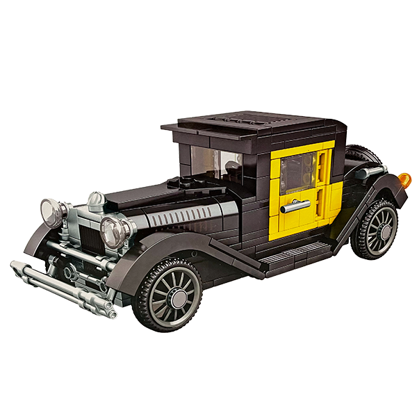 Klassischer Oldtimer «Schwarz-Gelb»