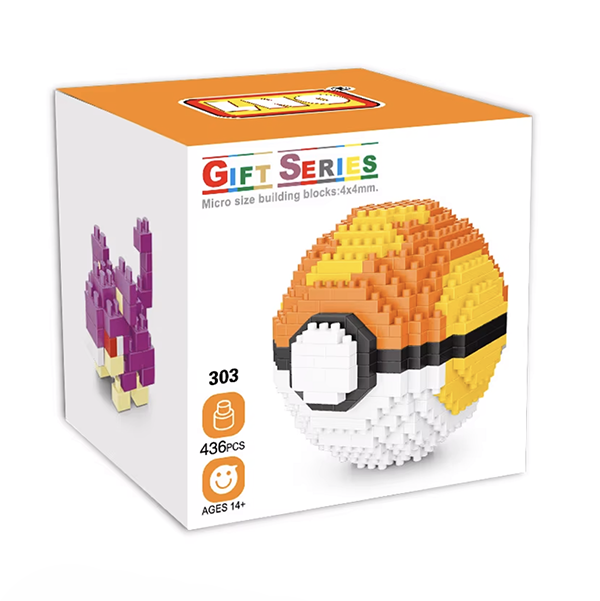 Pokéball „Rattfratz“ (7cm)