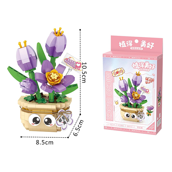 Blume im Topf: Love Yourself