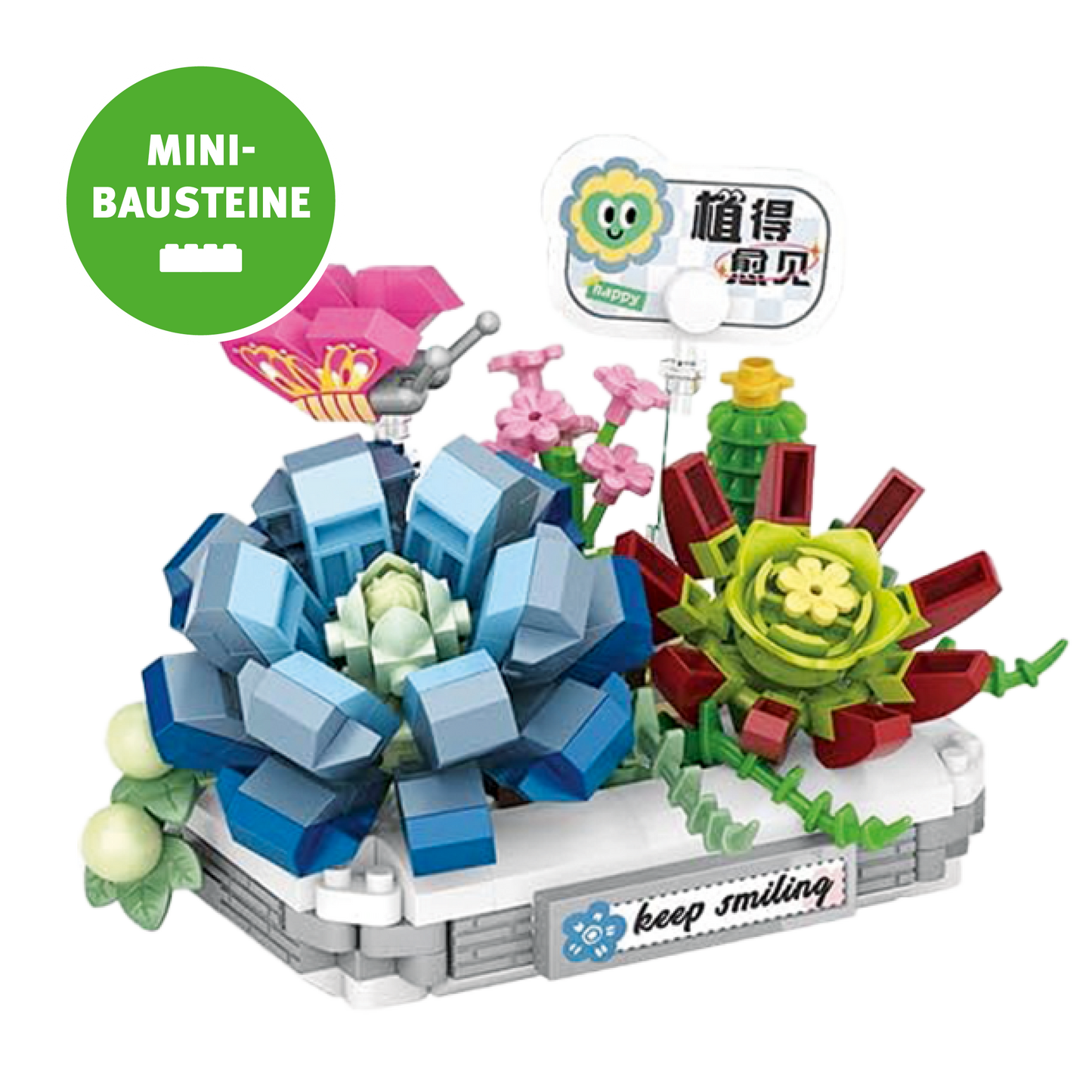 Blume im Topf: Keep Smiling