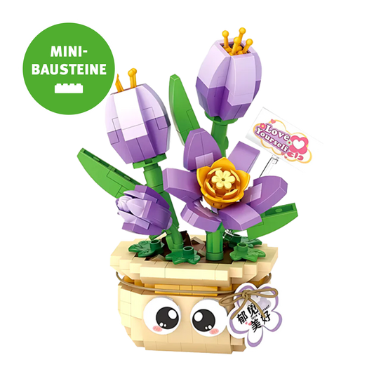 Blume im Topf: Love Yourself