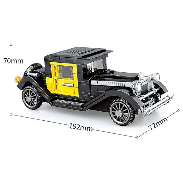 Klassischer Oldtimer «Schwarz-Gelb»