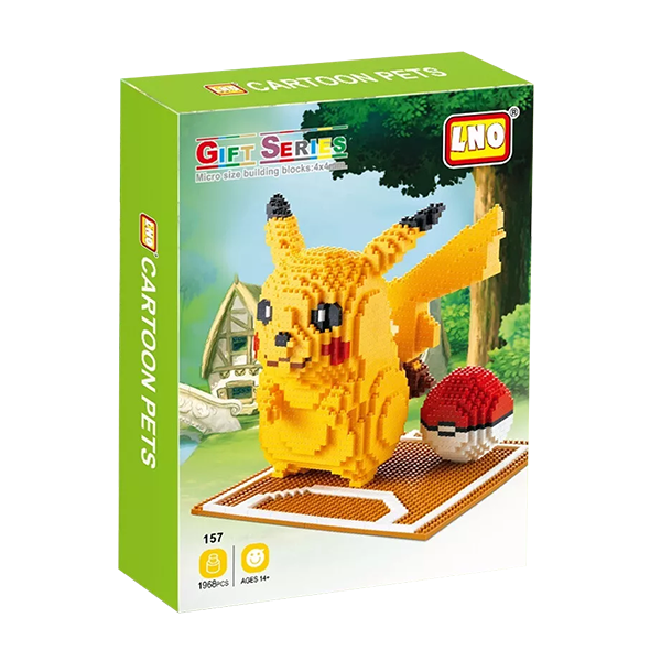 Pokémon «Pikachu mit Pokeball» (groß)